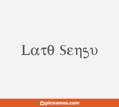 Lato Sensu